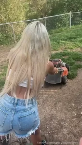 So i showed up late to cut the grass but i definitely made up for it part 1