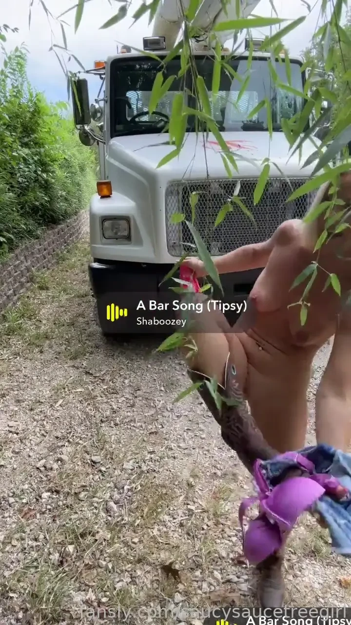 Good morning i m getting naked at the job site again milf outdoor 