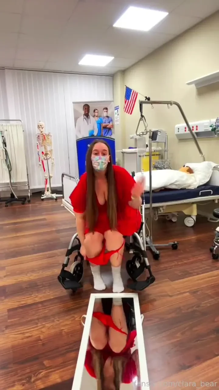 It s easy to make my day icu nurse hospital reddress dress brunette 