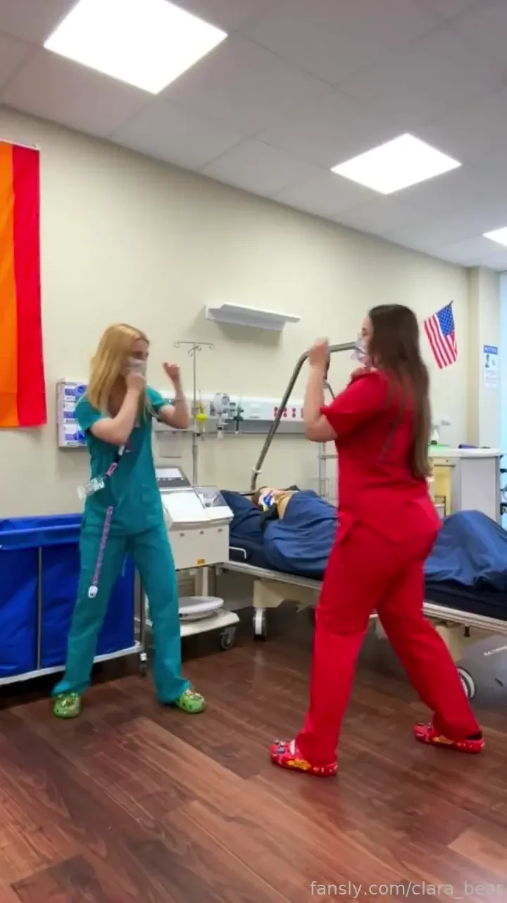 Just our daily fight at work cutestnurseassistant brunette hospital 