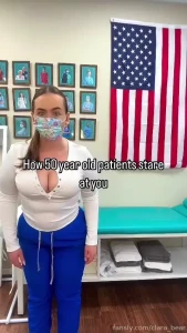 Not only patients do it tbh tits doubled dd bigtits brunette hospital
