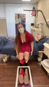 Now say it back tits doubled dd bigtits brunette hospital patient gown