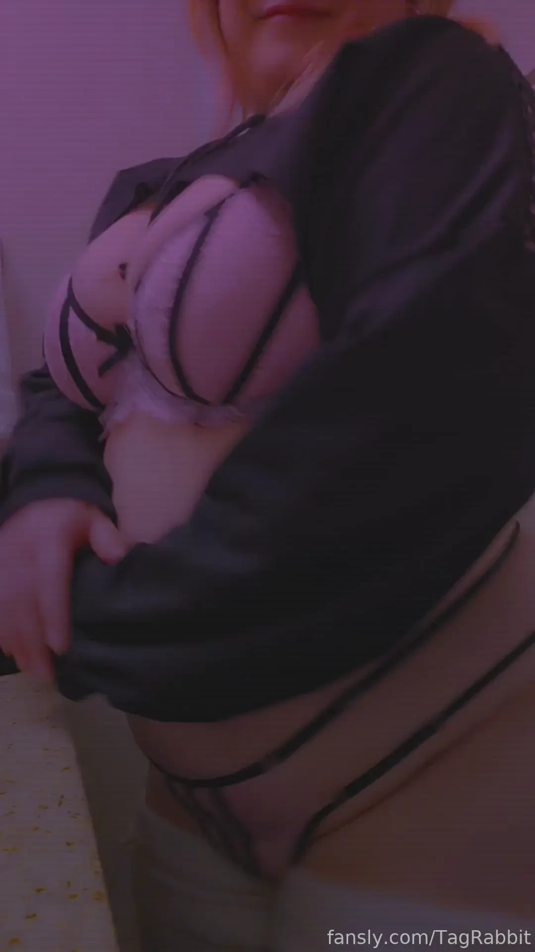 The ears are just so cute foxgirl lingerie ass booty chubby 