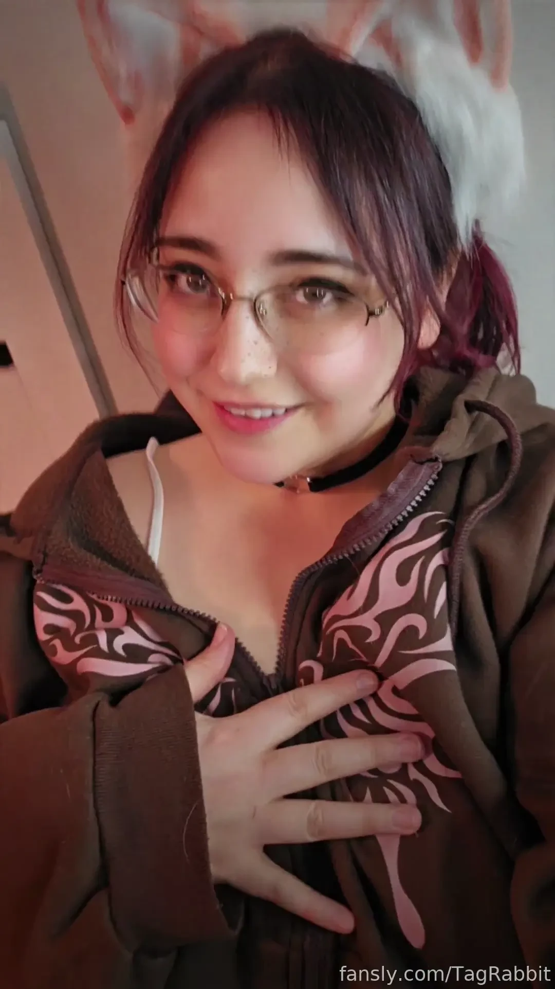 Chubby fox just playing a little dress up before work fox kemonomimi 