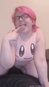 I look so hot in my kirby top i love these panties too i love how they
