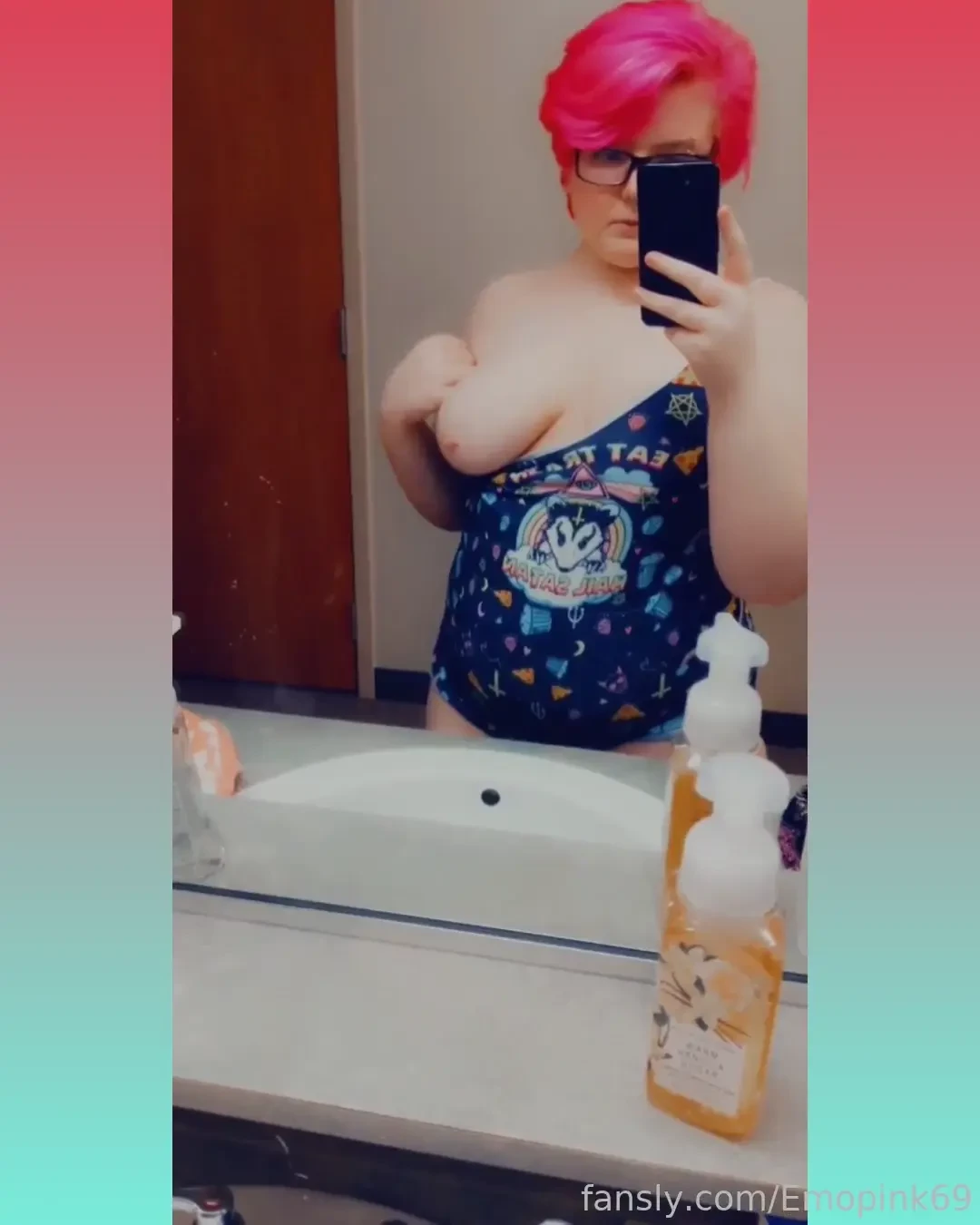 Striptease fucking watch me shake my romper off looking in the mirror 