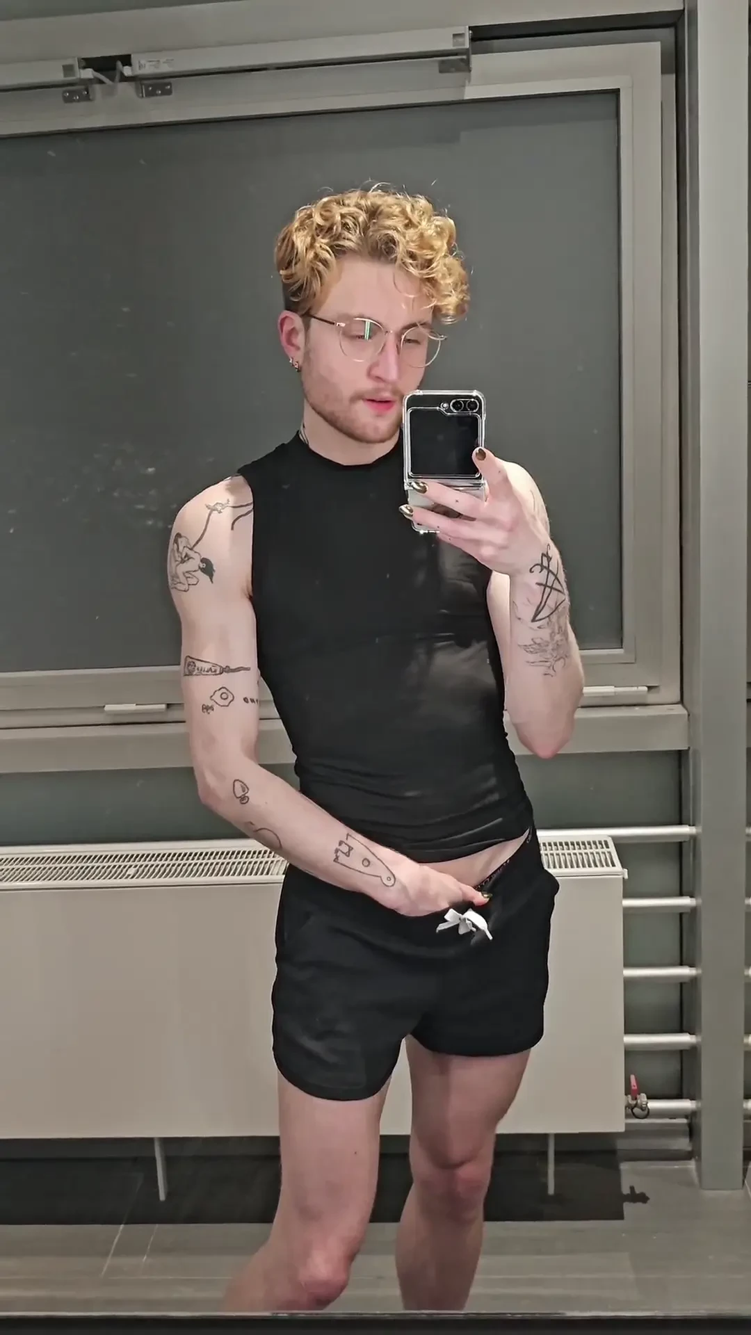 I need to learn to chill and wait until i get home after working out part 1 