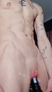 Stuffing my pink soft boycunt wishing it was real in this moment would