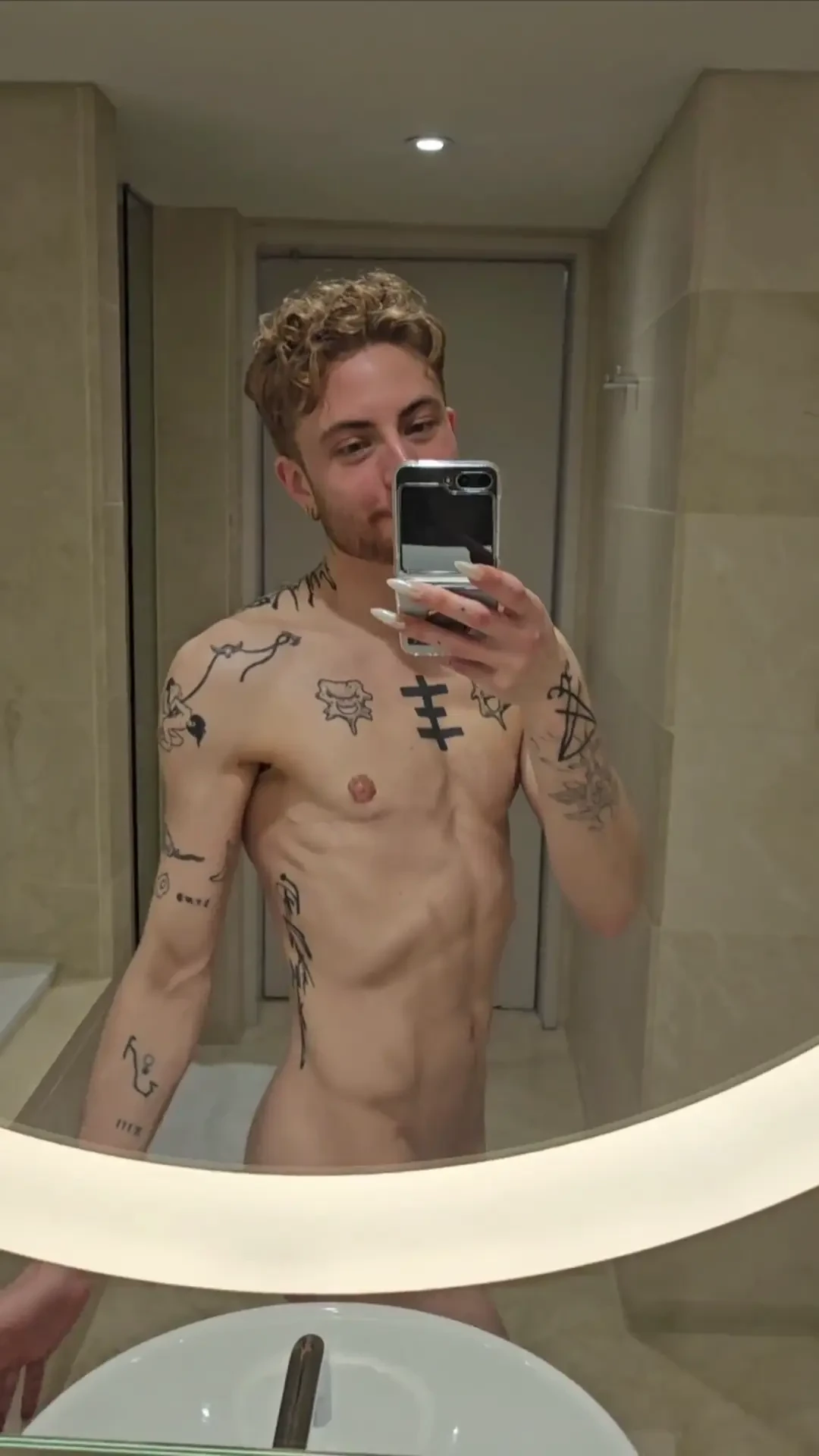 Unfortunate mirror design transman twink skinny cute ftm ftmtwink 