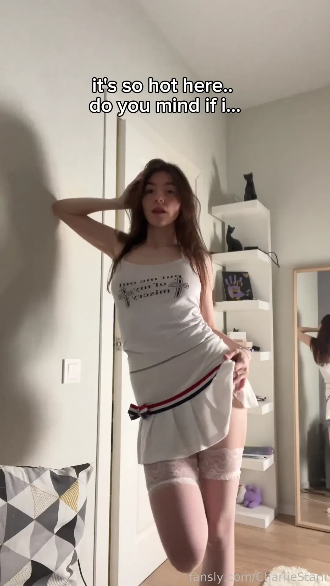 How would you react if i did it outside while only you were watching 