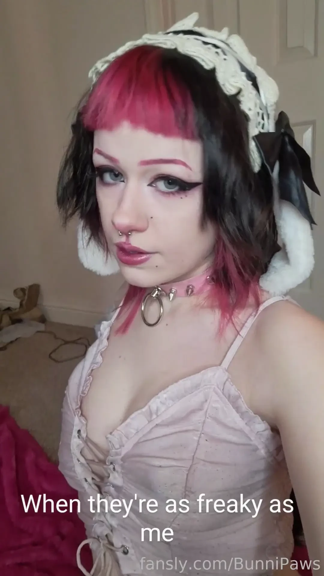 Will you match my freak petplay bunnyboy petplaykink cute sexy goth 