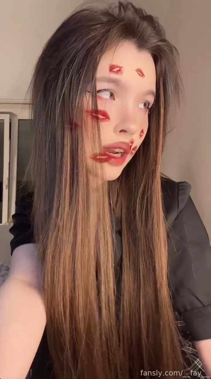 Isn t that a bit too many kisses all at once asian slim lover kisses 