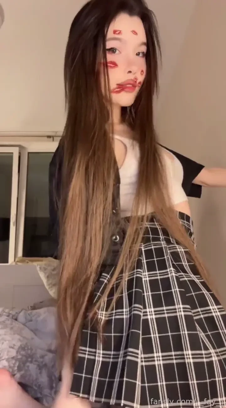 Glitching but still charming yours video asian skirt dancing teasing 