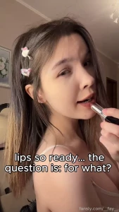 I think i m gonna smudge all my lipstick soon reels asian teasing