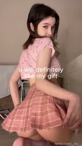 Will you use the gift right away kawaii reels tiktok fuckable asian