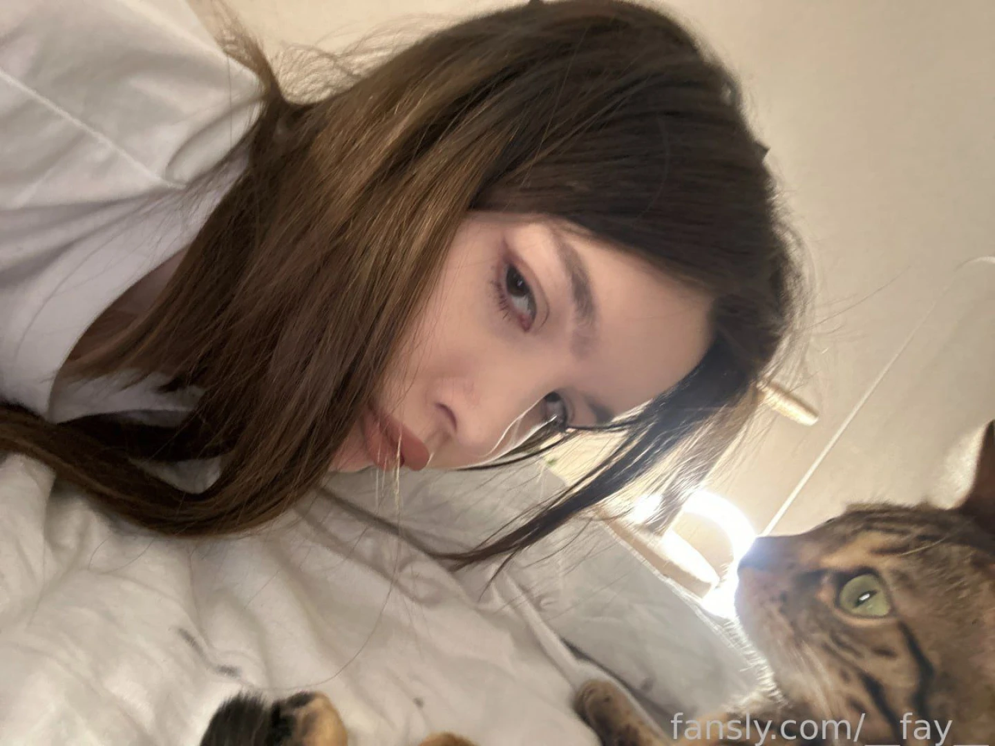 It seems my cat gets too much love asian cute young teen brunette 