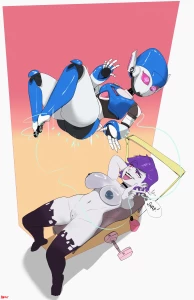 Magically bench pressing z0ne fuck wearing clothes credits drawn by
