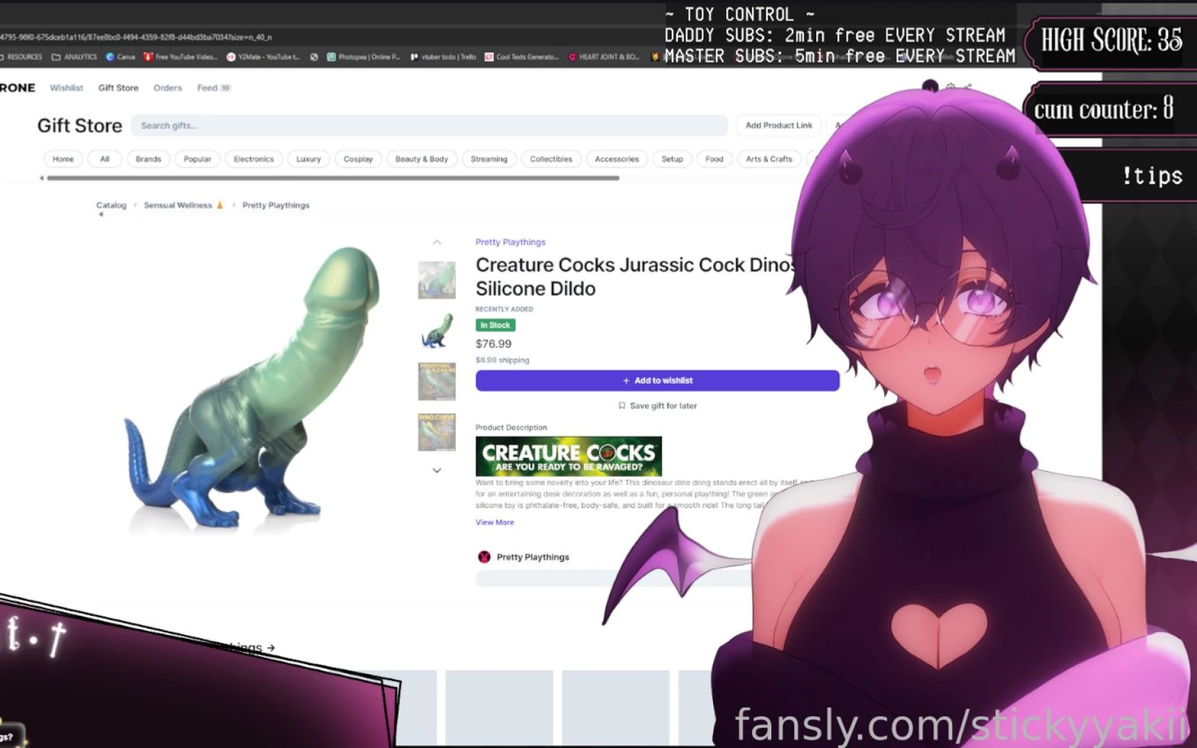 Live treat shopping 3 https fansly com live stickyyakii r stickyyakii 