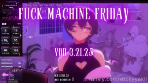 - i think i like the fuck machine a lil too much fyp vtuber lewdtuber