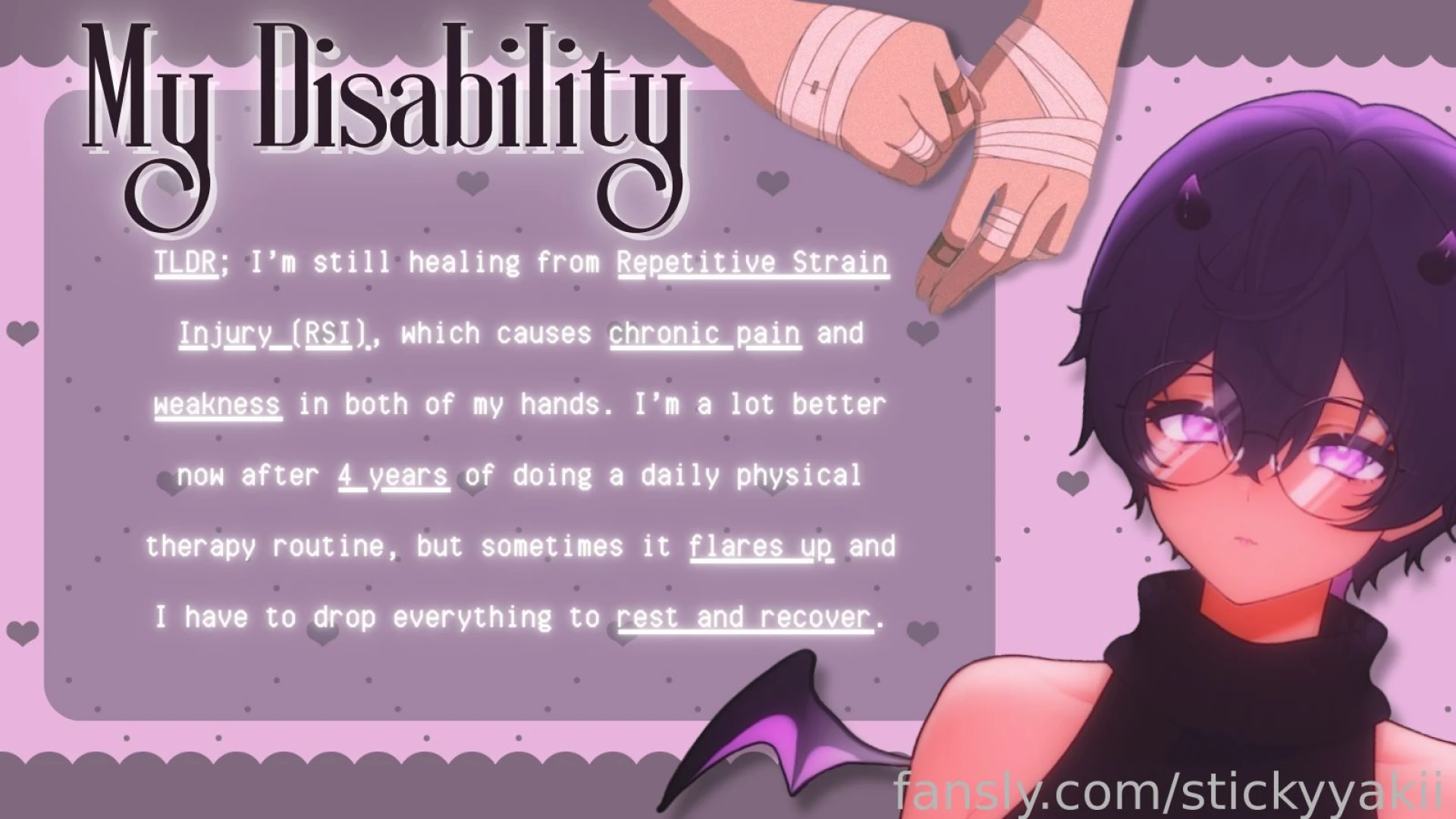 I have been struggling with rsi since 2020 my hands can get tired and 