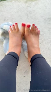 It s been a while since i ve done red toes