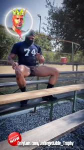 We ouside football practice trailer
