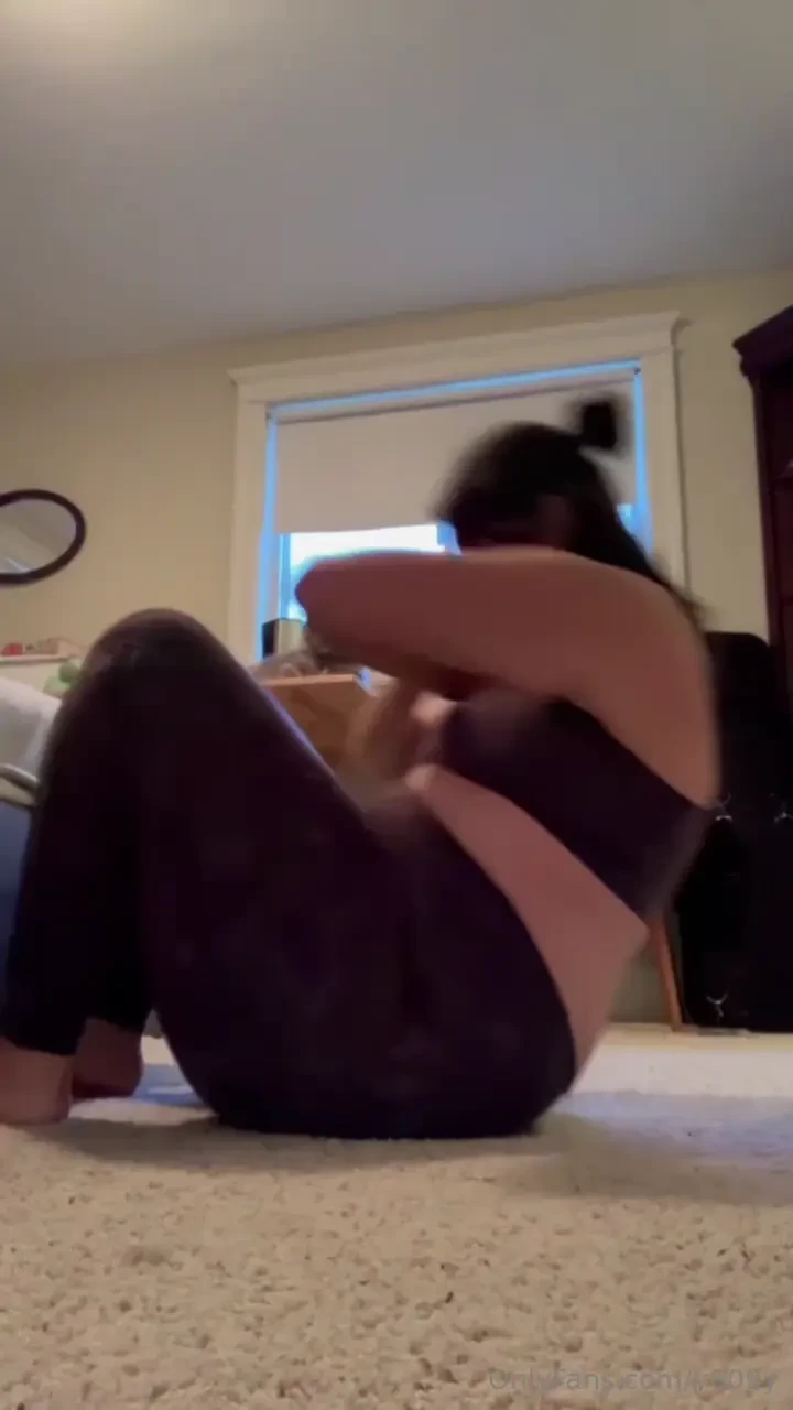 Sit ups push ups panting 