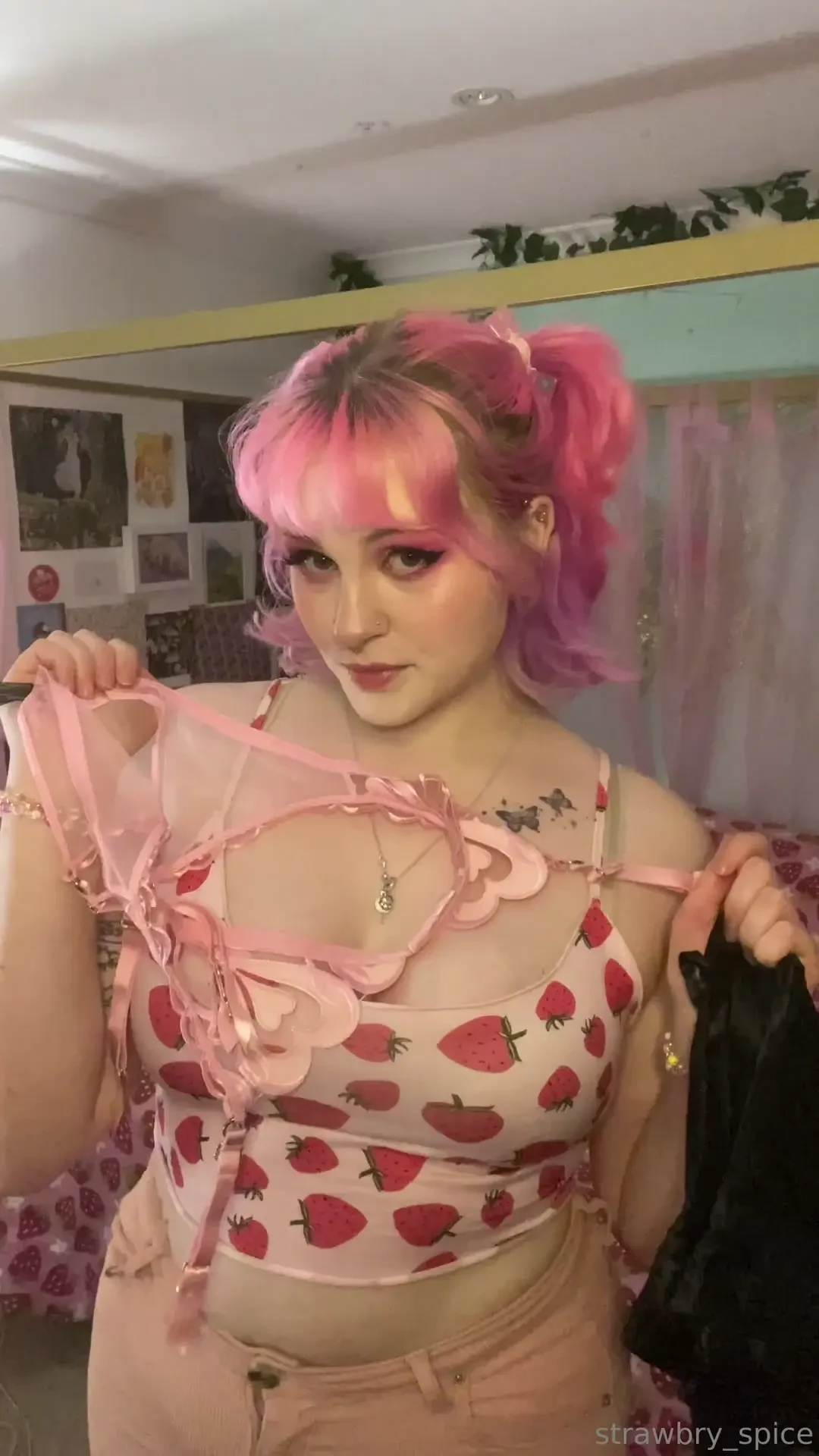 Finally have my try on video of the new lingerie set i got from honey 