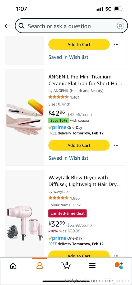 Revamped my wishlist if anyone wants to get me a gift for v day link 