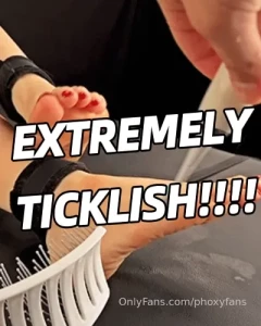 Extremely ticklish my first time this is my first tickling session