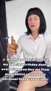 Birthday special it s my special birthday deal-every item you buy me
