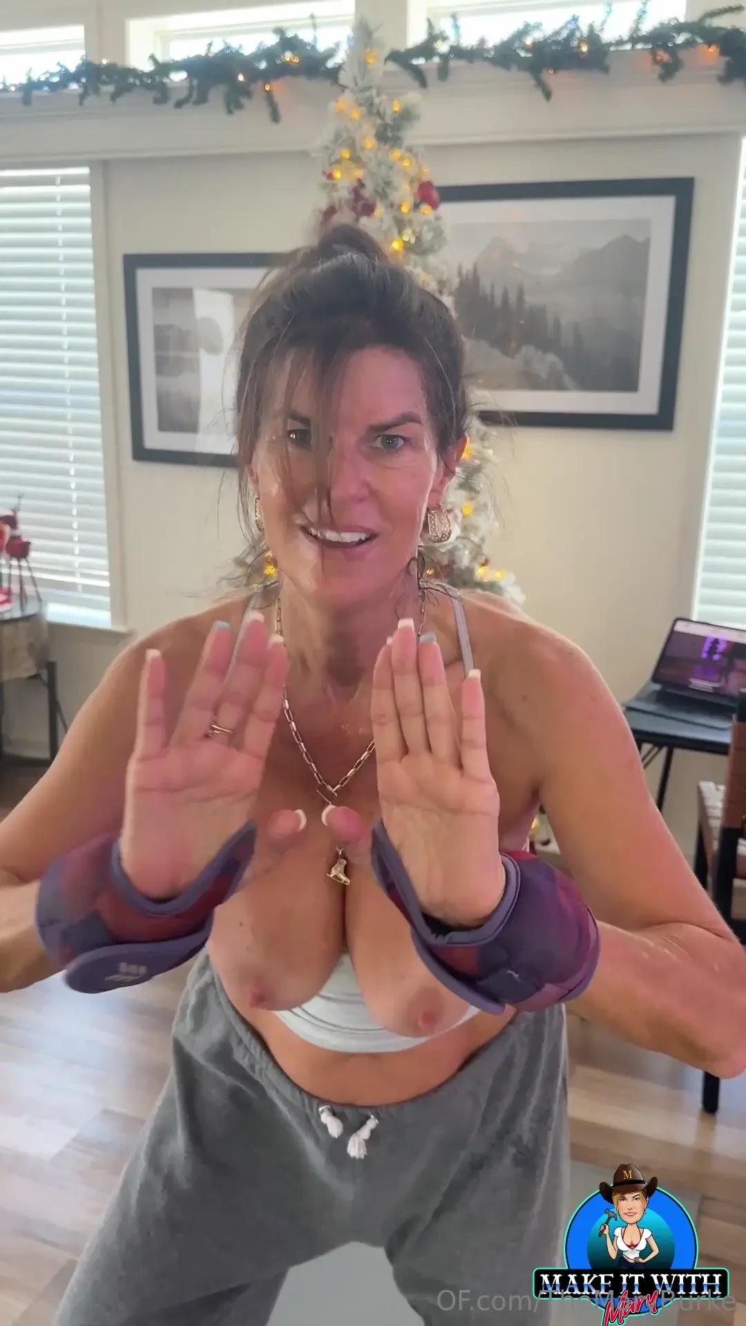Morning workout as seen on social media 
