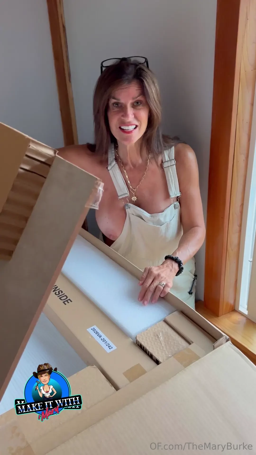 Youtube edit opening the vanity for the new bath 