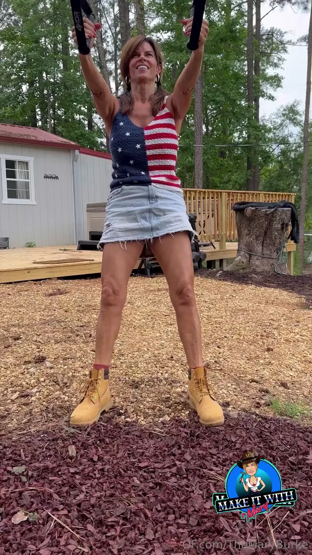 Squats workout without panties cameraman with the perfect angle on my 