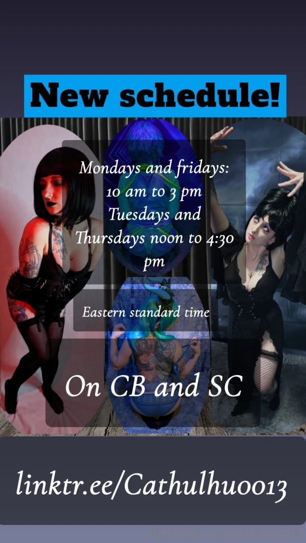 It took me forever but i finally made a schedule i know it seems 