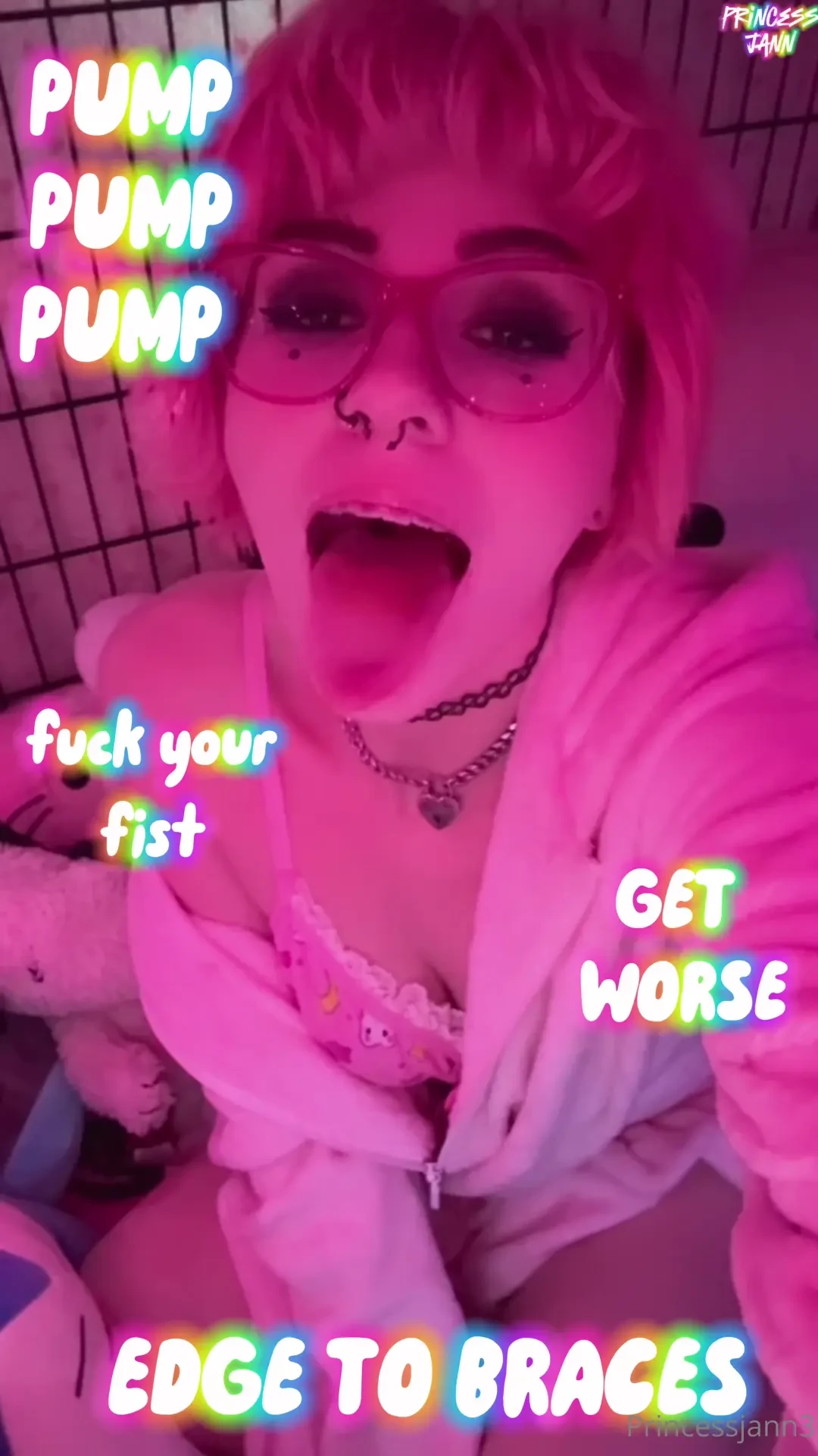 Pump pump pump you are fucking pathetic for pretty metalmouth girls 