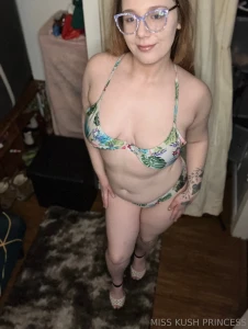 Feeling sexy in this bikini amp high heels
