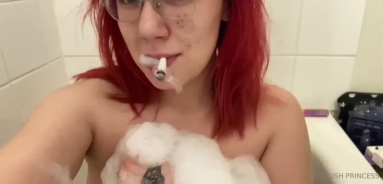 Fun in the bubble bath 