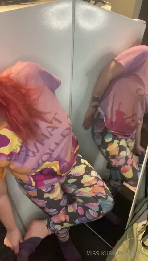 Stripping out of my outfit 