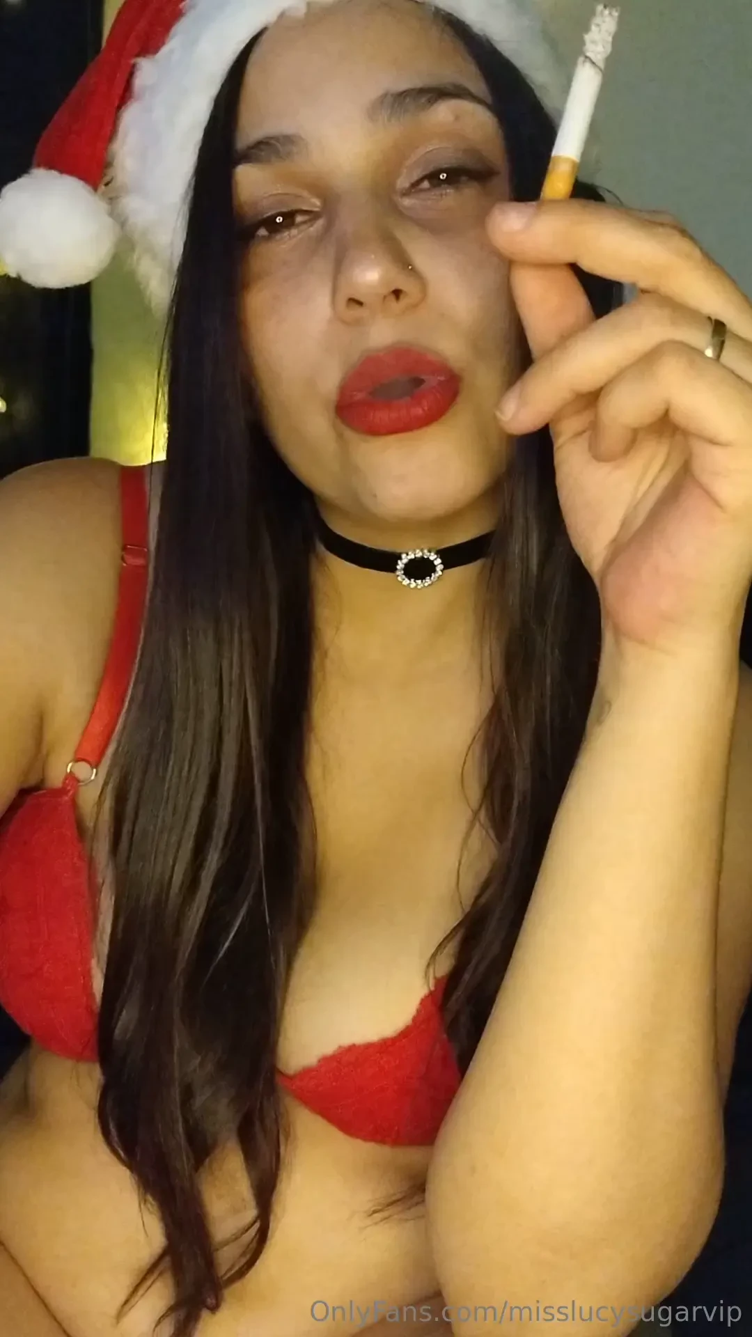 Smoke and kisses from mommy 