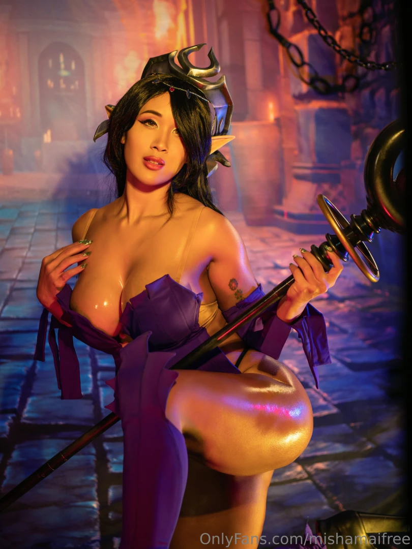 Olga discordia the baddest dark elf in hentai has come to life for you 