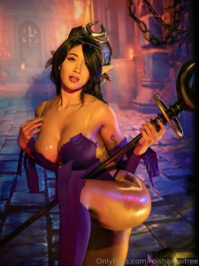 Olga discordia the baddest dark elf in hentai has come to life for you