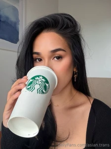 Just me my favorite coffee and oh did you notice something else part 1