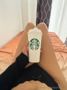 Just me my favorite coffee and oh did you notice something else part 2