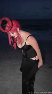 Makima black dress set behind the scenes hd 8k quality