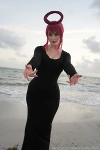 Makima black dress set behind the scenes hd 8k quality part 17