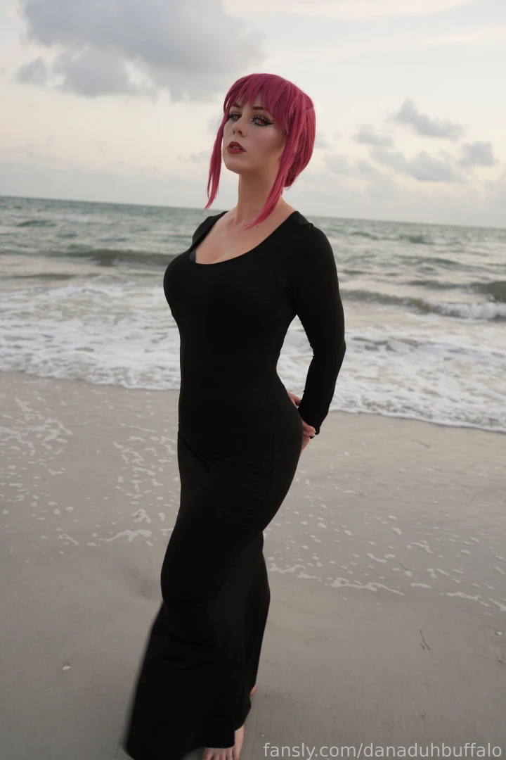 Makima black dress set behind the scenes hd 8k quality part 7 