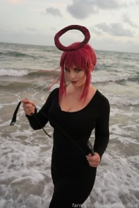 Makima black dress set behind the scenes hd 8k quality part 21