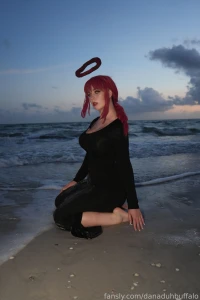 Makima black dress set behind the scenes hd 8k quality part 27