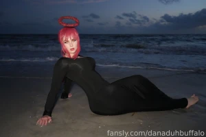 Makima black dress set behind the scenes hd 8k quality part 11